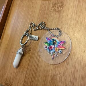 Rearview mirror chain, handmade!  Great car decor!